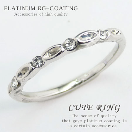超かわいい ピンキーリング レディース 指輪 パーティー 結婚式 プレゼント リング プチプラ 9号 【 kor7 】